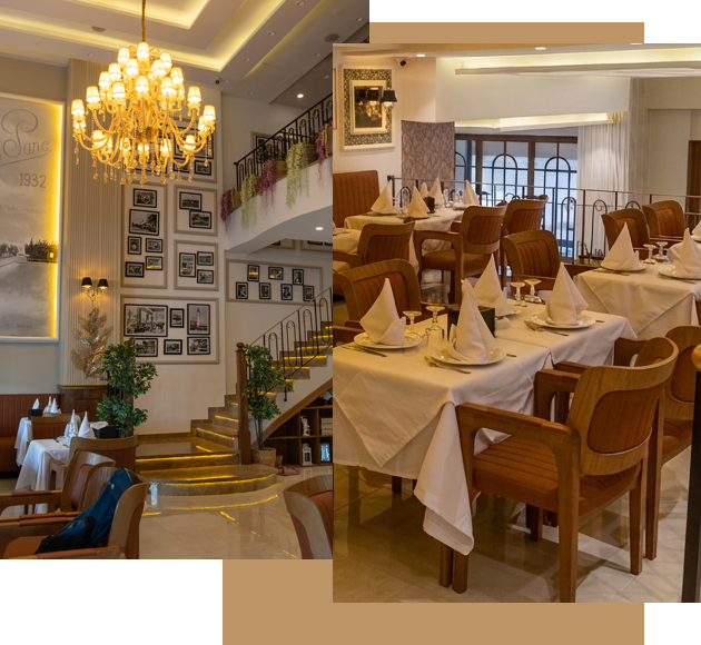 Salle d'accueil du Bistrot du Parc