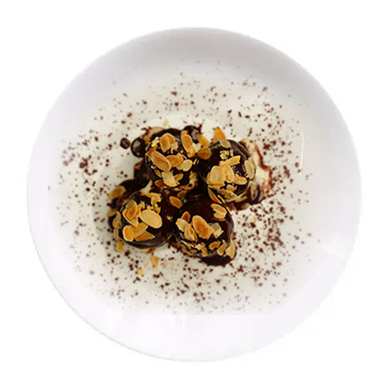 Profiteroles au chocolat