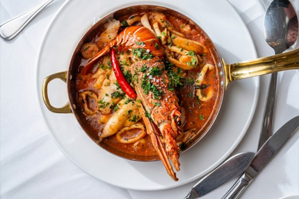 Crevettes et fruits de mer
